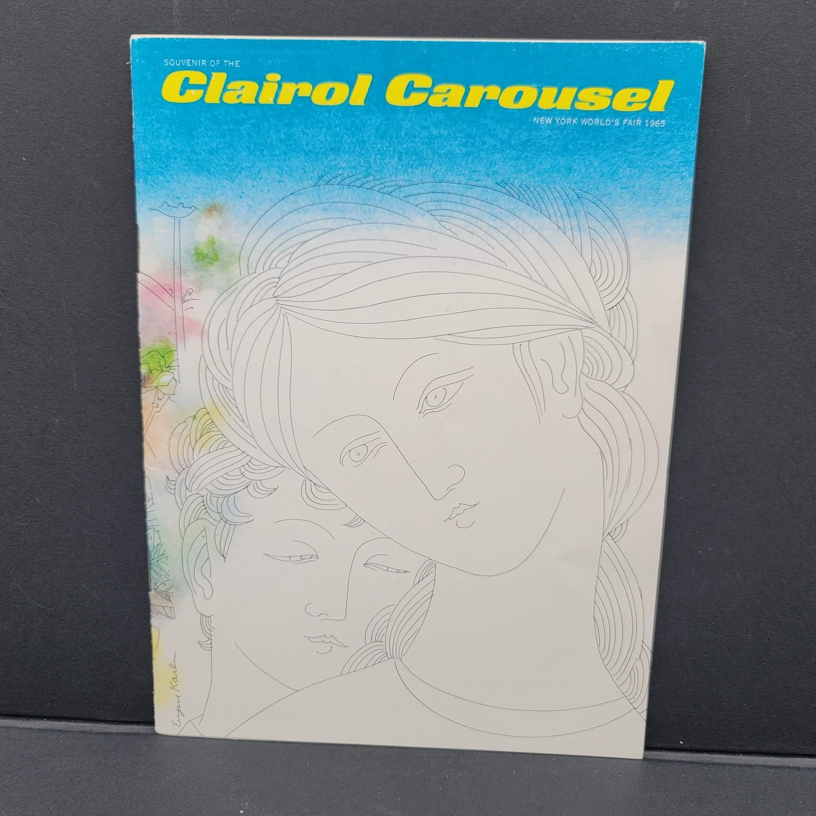 Vintage 1965 Clairol Carousel Souvenir Booklet New York World's Fair Program