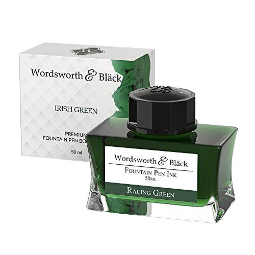 Wordsworth and Black Fountain Pen Ink Bottle 50 ml Premium Luxury Edition Rac...