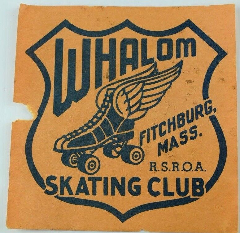 1930\'s-50\'s Whalom Skating Club, Fitchburg, Mass. Vintage B4