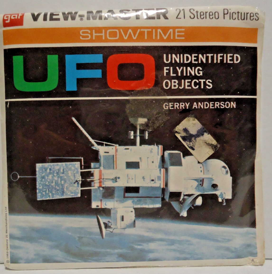 UFO GERRY ANDERSON 1969 TV SHOW VIEW MASTER PACKET FACTORY SEALED RARE