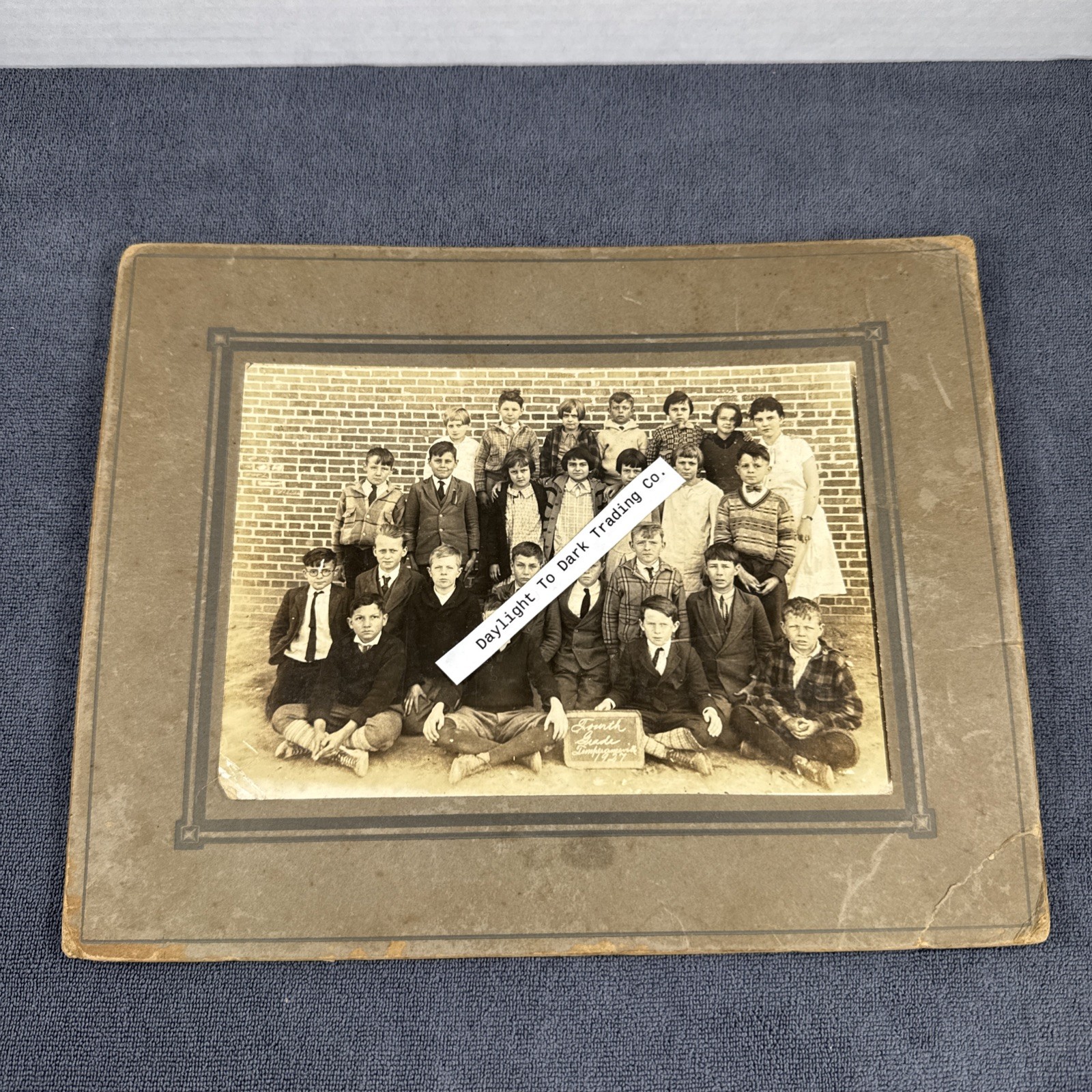 1927 Temperanceville Virginia School Class Photo Students Named Antique VA 10x8