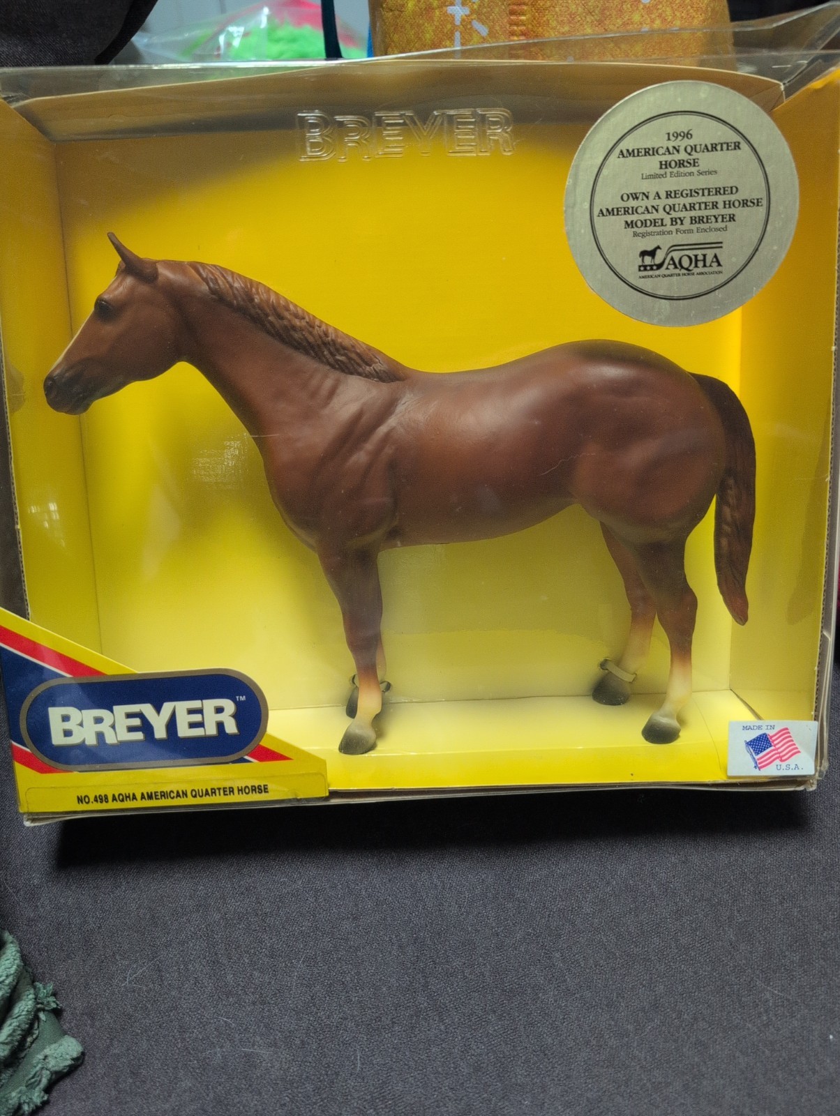 breyer horse No. 498 AQHA American Quarter Horse- New In box