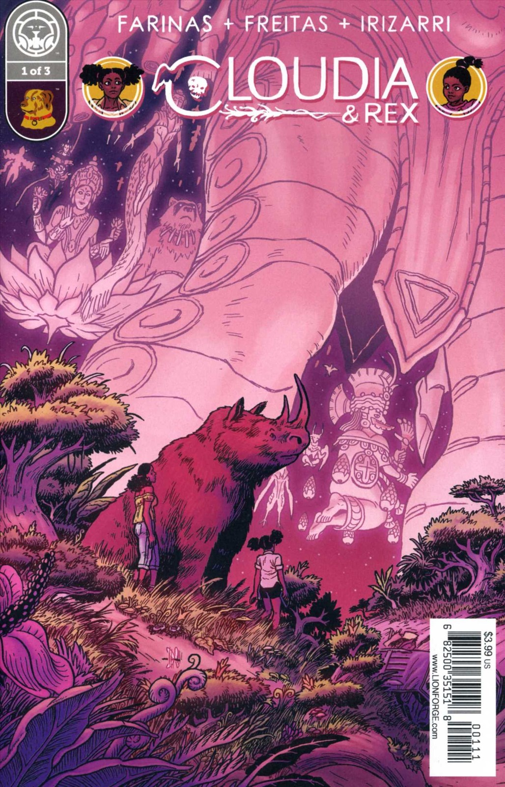 Cloudia and Rex #1 VF; Lion Forge | Ulises Farinas - w/Bag+Board