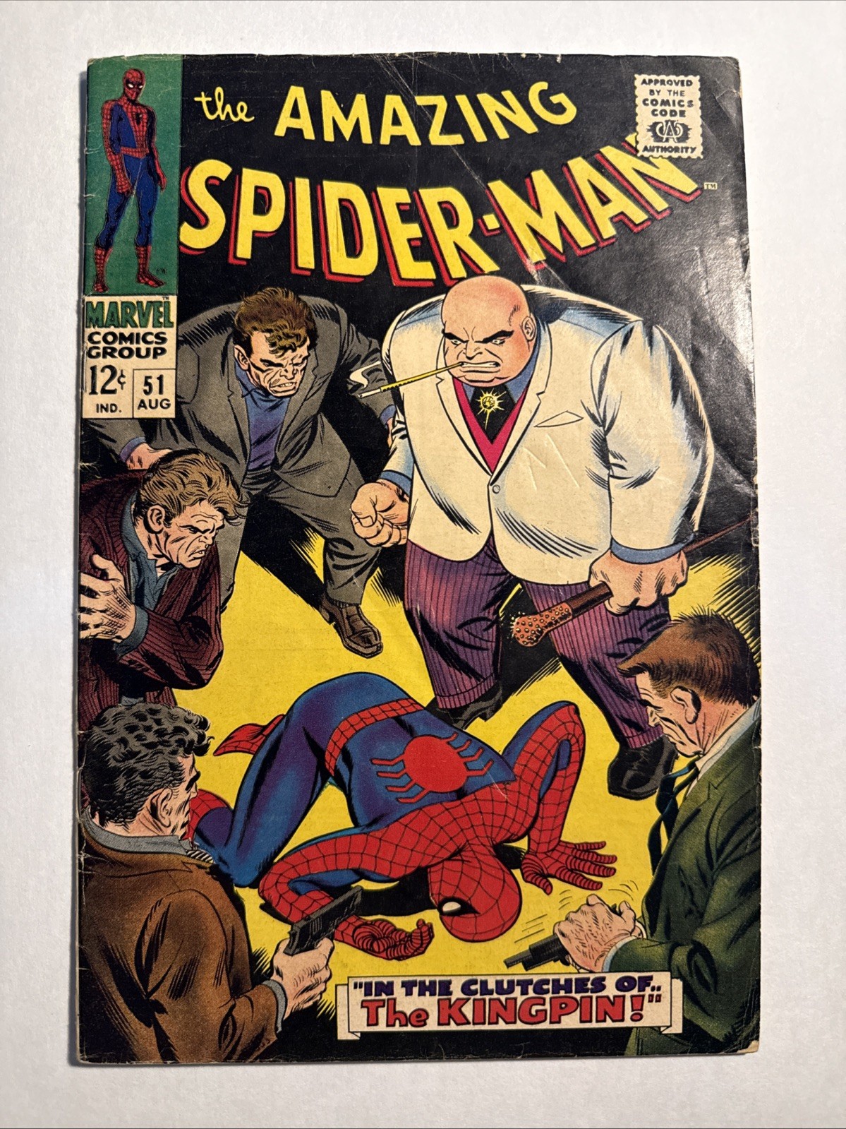 The Amazing Spider-Man #51 (Marvel Comics August 1967) 2nd App Of The Kingpin 🔑