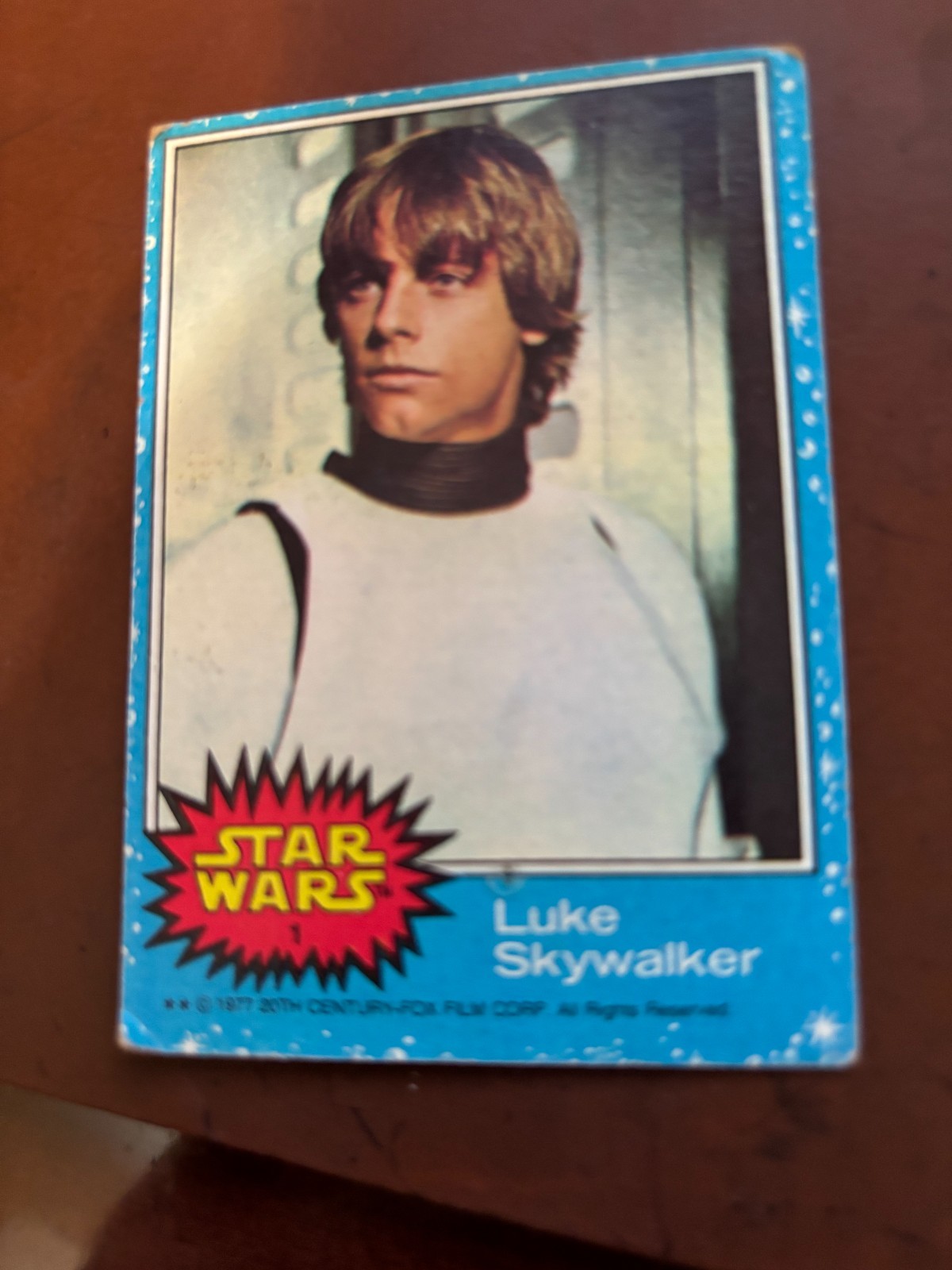Luke Skywalker - 1977 Topps Star Wars #1