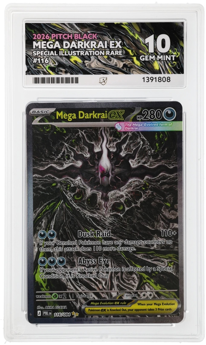 ACE 10   - Mega Darkrai ex - 116/084 - Pitch Black - Pokemon