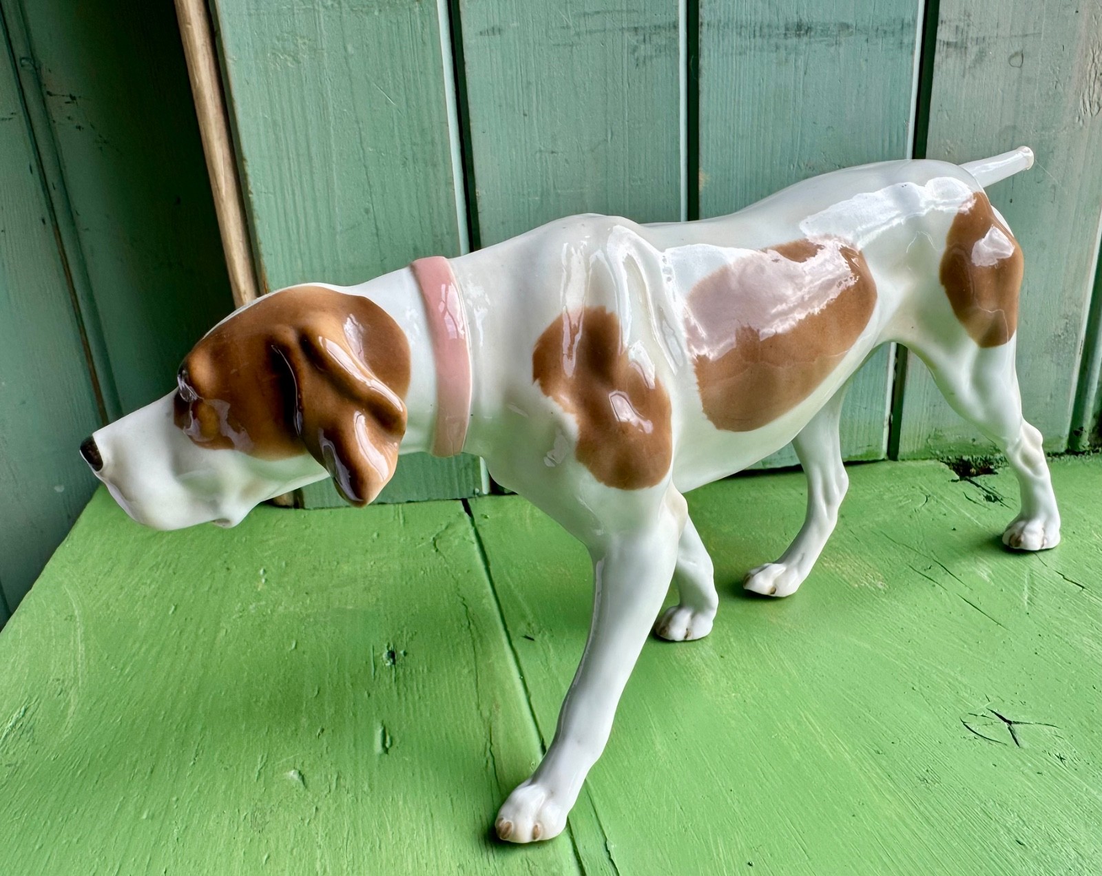Vintage CG Schierholz English Pointer Hunting Dog Figurine Germany Mid Century Vintage CG Schierholz English Pointer Hunting Dog Figurine Germany Mid Century