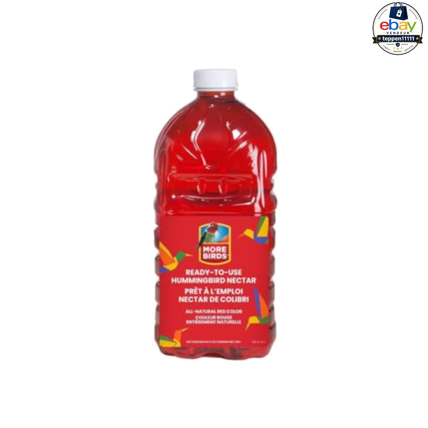 Hummingbird Nectar Red 64 fl oz Ready to Use Additive Free Feeder Bird Food