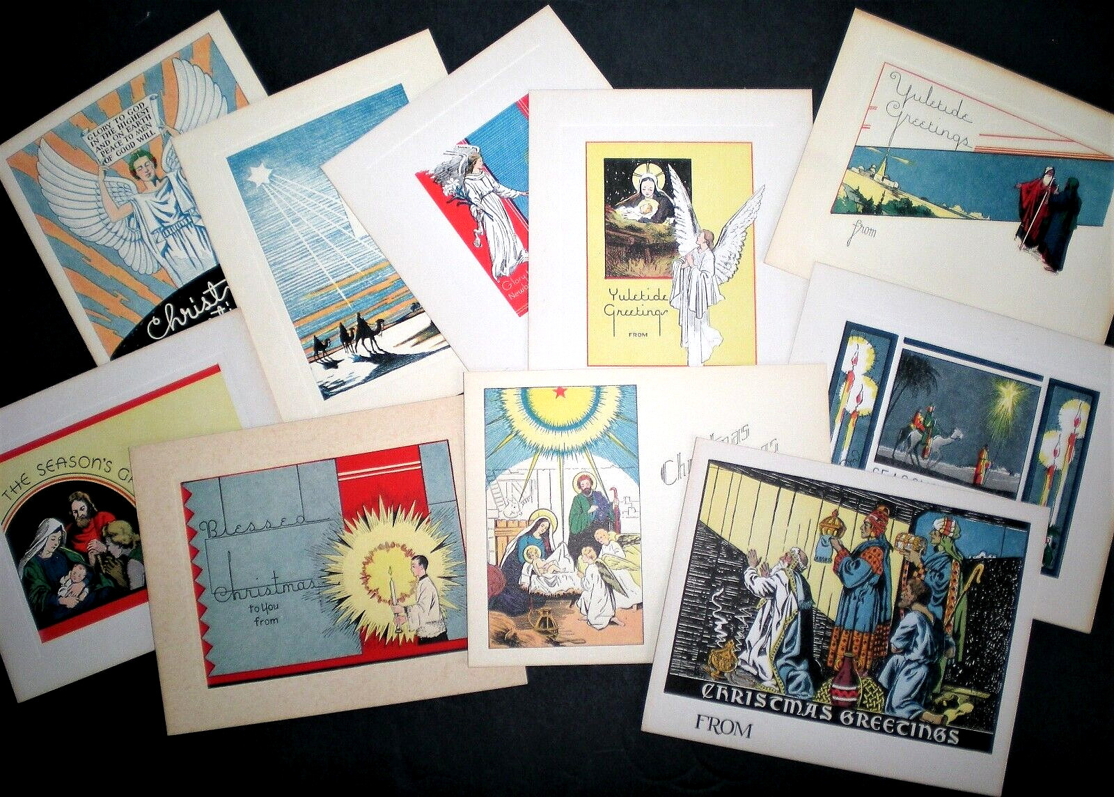 UNUSED 1936 MARIANNHILL MISSIONS CHRISTMAS CARDS ~ SCARCE ~ FATHER STACH