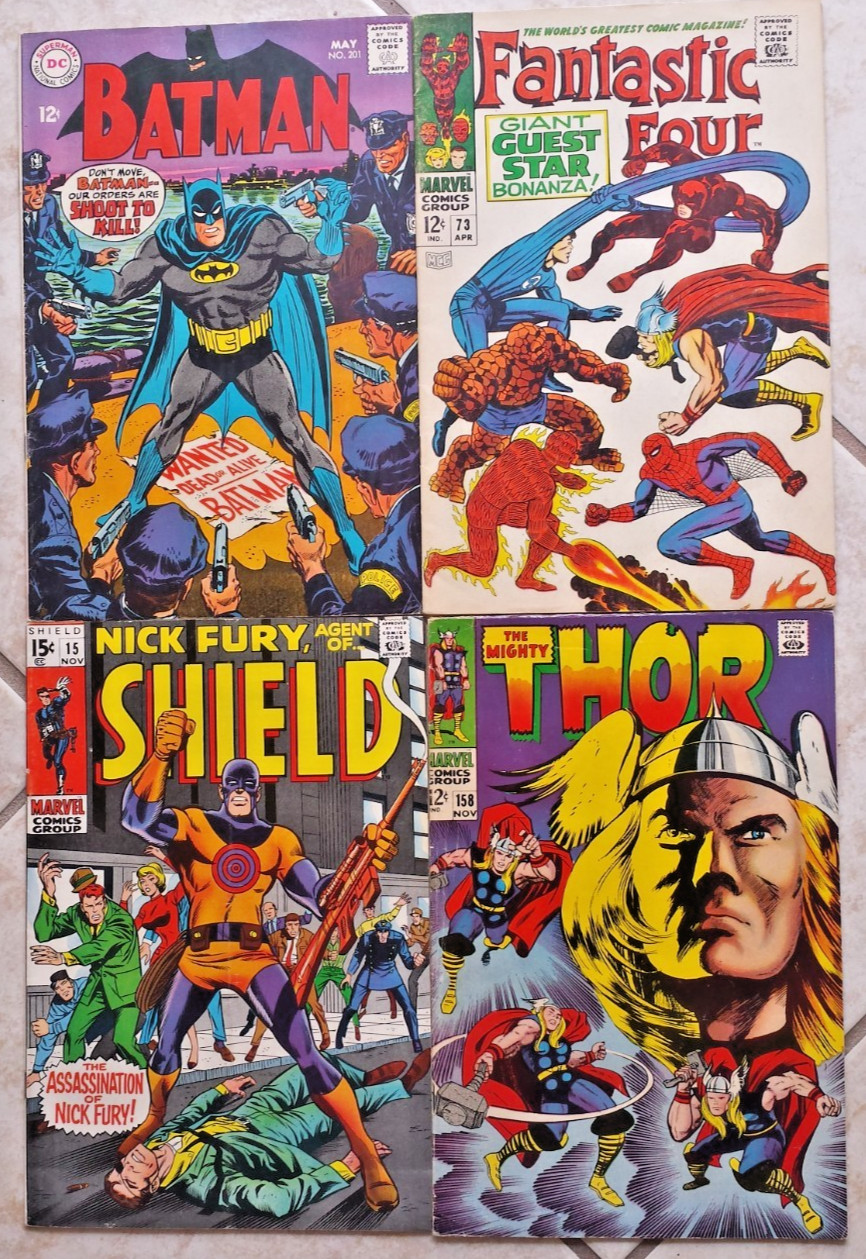 SILVER AGE COMIC BOOK LOT KEY ISSUES NICE