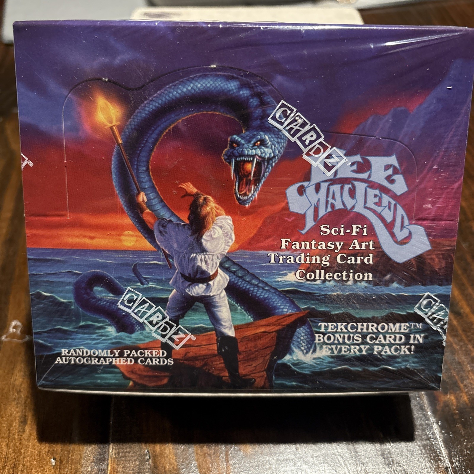 1994 Cards (Cardz) Sealed Lee MacLeod Fantasy Art Trading Card Box (24 Packs) 1994 Cards (Cardz) Sealed Lee MacLeod Fantasy Art Trading Card Box (24 Packs)