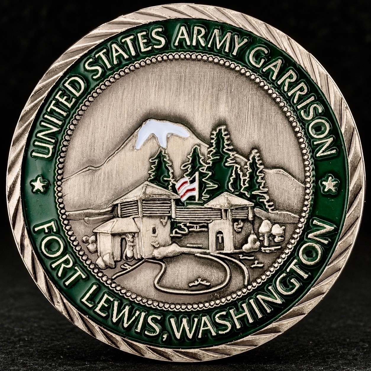 Fort Lewis Coin of Excellence Commander & CSM JBLM Army Challenge Coin