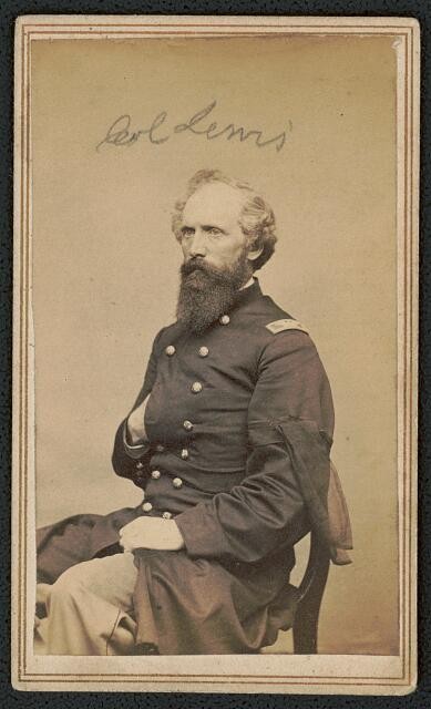 Colonel George W Lewis 13th New York Infantry Civil War 1865 Portrait