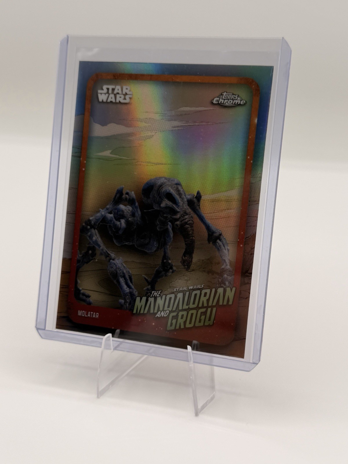 Topps 2024 Chrome Star Wars Mandalorian & Grogu Molatar MAGR-MOL Hologram