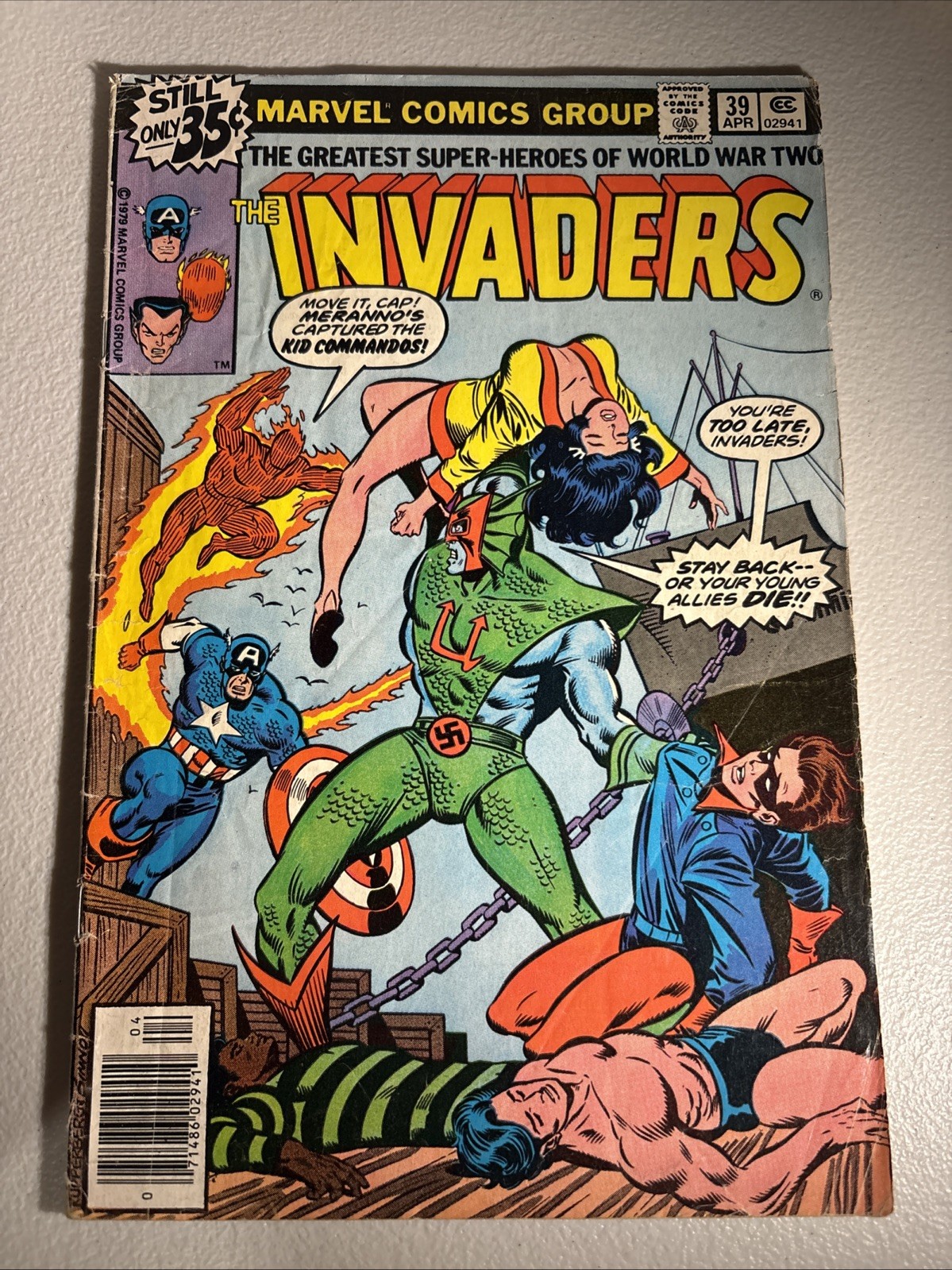 THE INVADERS #39 APR 1979 - BRONZE AGE