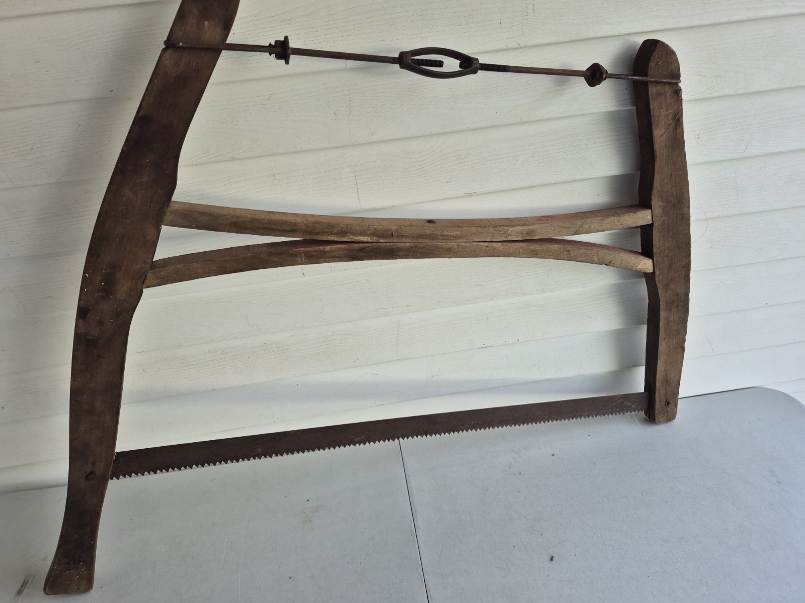 VINTAGE PRIMITIVE,BOW SAW,HAND TOOL,ANTIQUE
