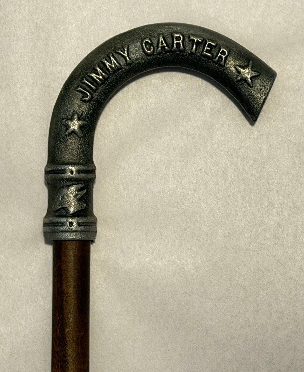 Vintage 1976 Jimmy Carter For President Campaign Cane Walking Stick