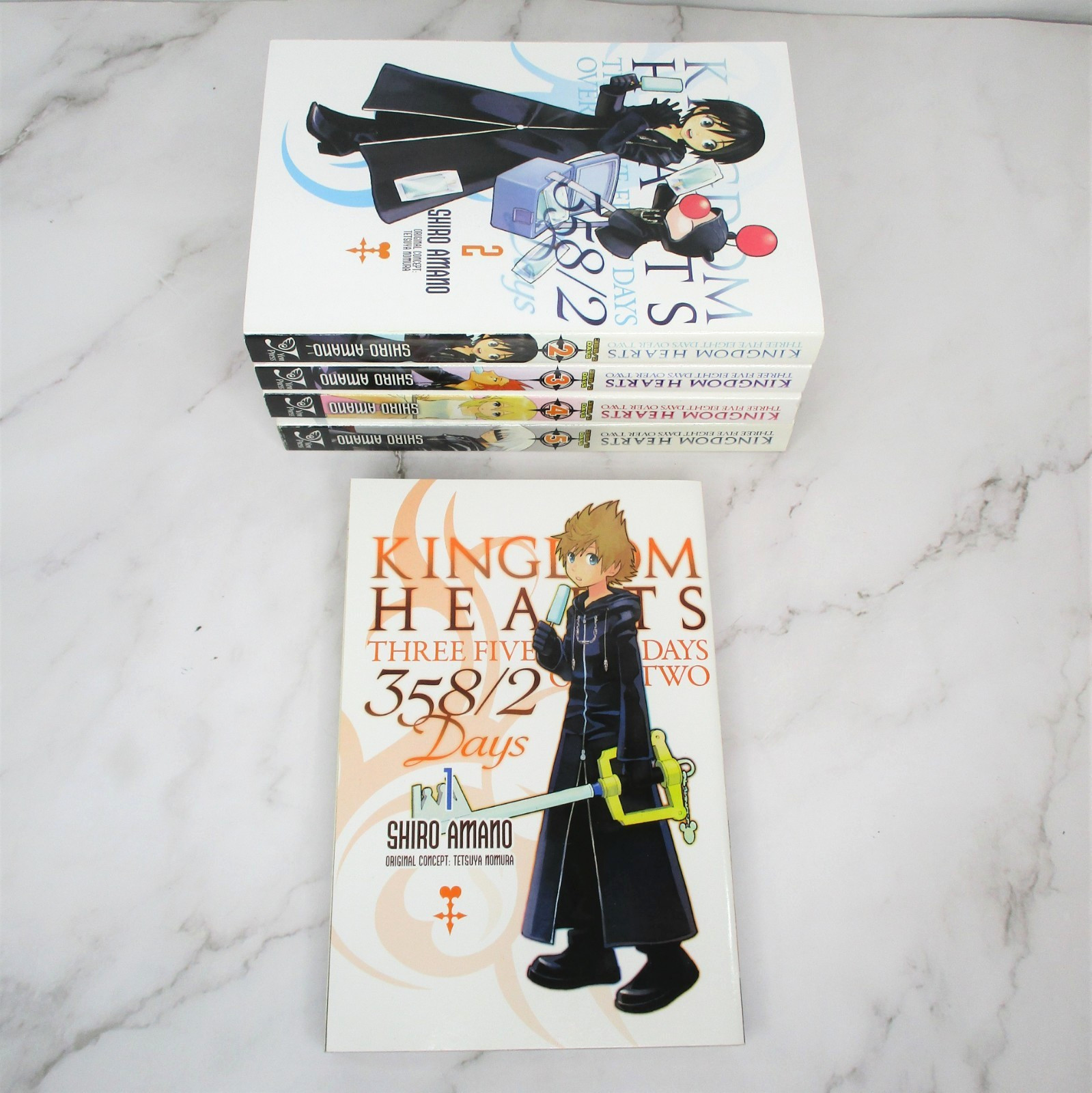 Kingdom Hearts 358/2 Days Manga Vol 1-5 Complete (Yen On 2013-2015) Softcover