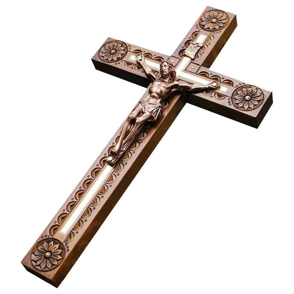 Catholic Wooden Wall Cross Crucifix JESUS CHRIST Handmade Carved Gift Souvenir Catholic Wooden Wall Cross Crucifix JESUS CHRIST Handmade Carved Gift Souvenir