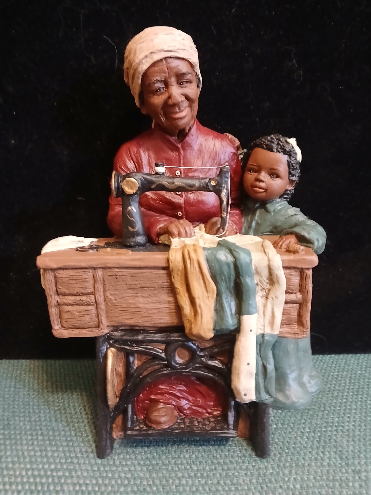 Vintage Bessie And Corkie 8” Tall Figurine, #108 Holcombe Signed 