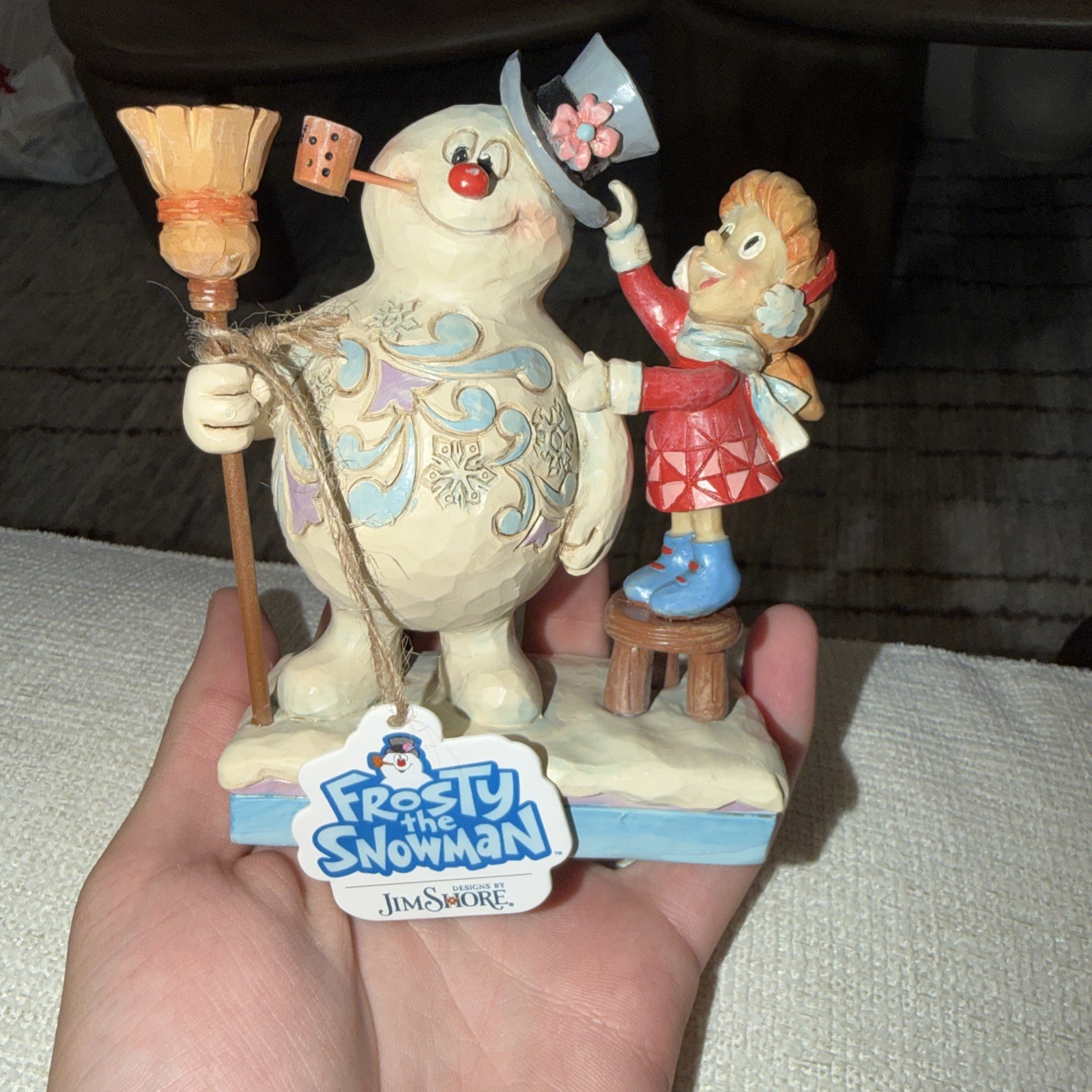 Jim Shore Frosty the Snowman Figurine Hand Painted Resin 5.5
