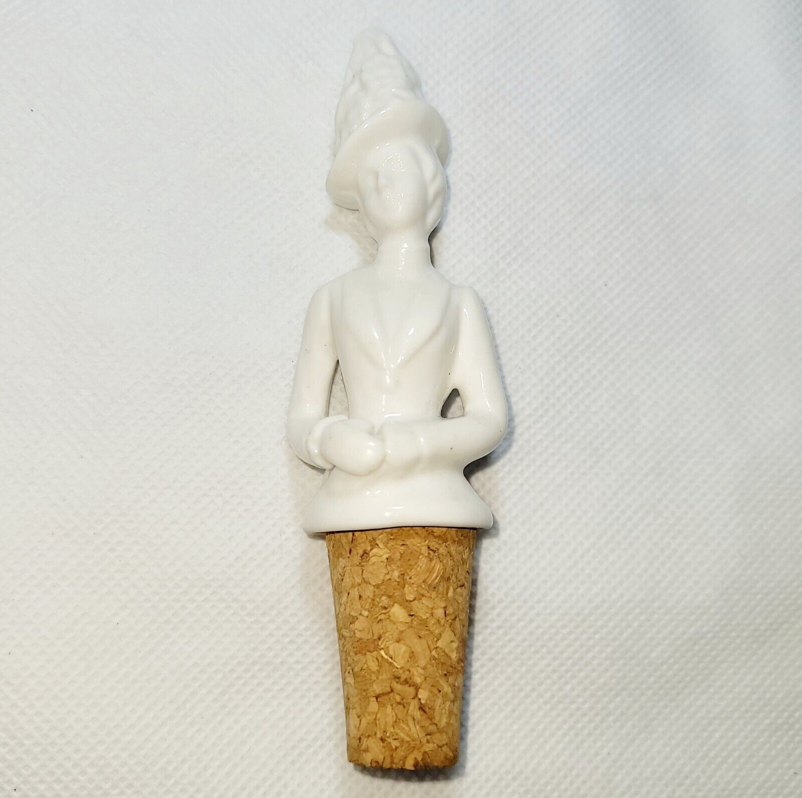 The Ladies Who Lunch Porcelain Wine Stopper With Cork