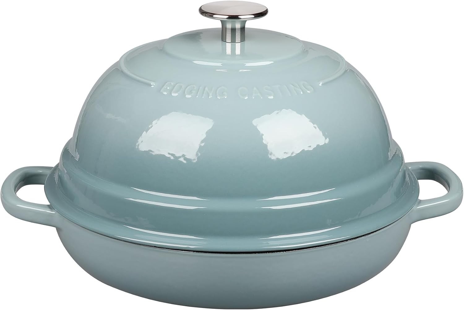 6 Quart Enameled Cast Iron Dutch Oven for Sourdough Bread, Le Creuset with Dual 6 Quart Enameled Cast Iron Dutch Oven for Sourdough Bread, Le Creuset with Dual
