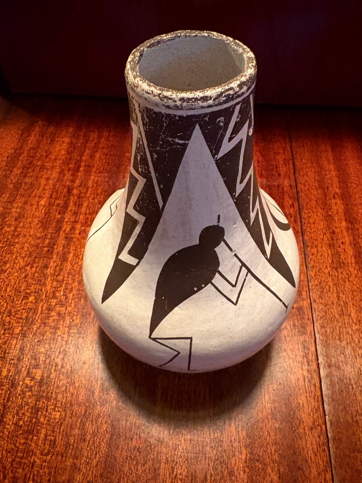 Native American Pueblo Artist Lucy M Lewis Signed Acoma Pot