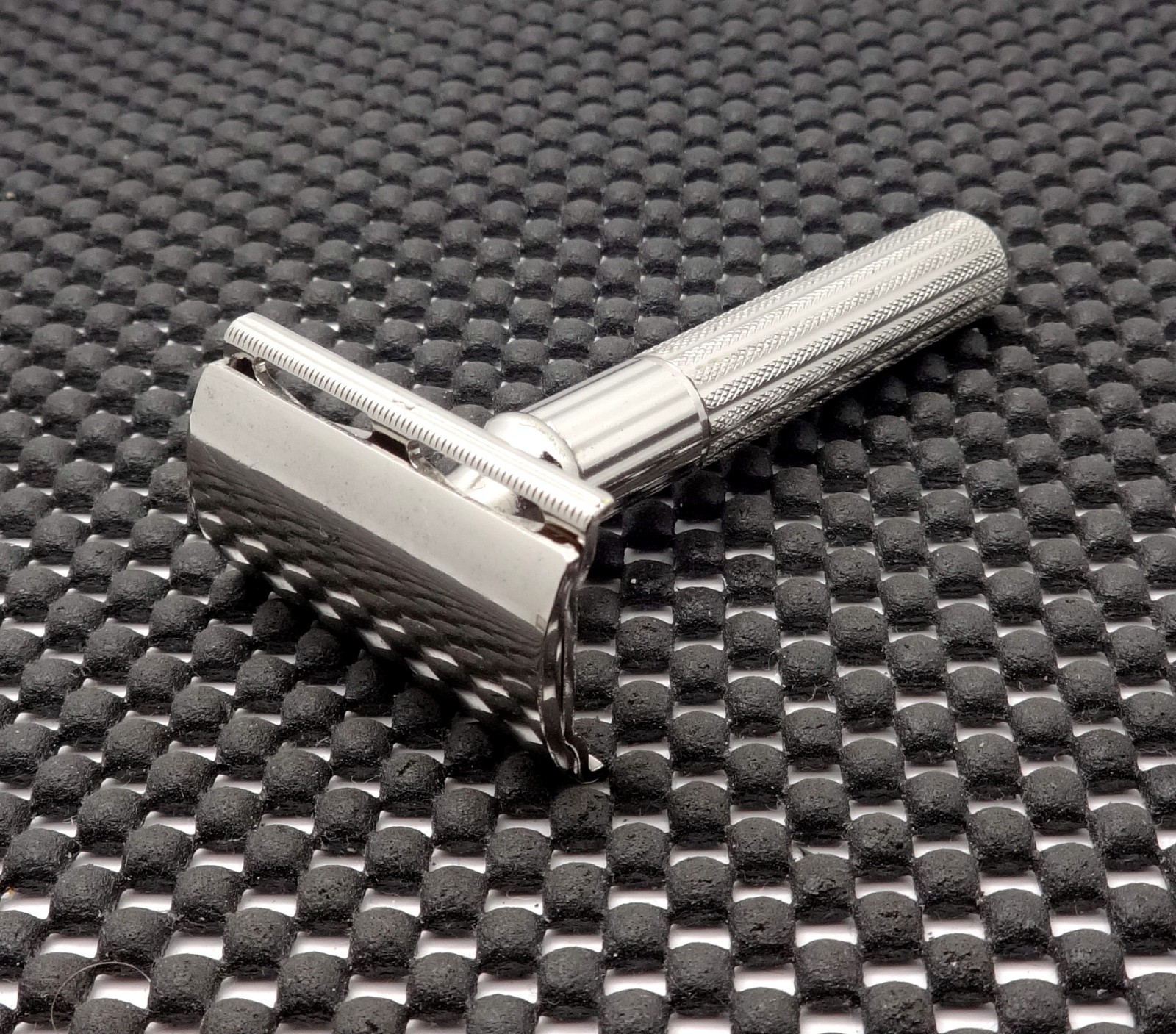 Vintage 1940\'s Gillette Fat Handle Tech DE Safety Razor Nice & Clean