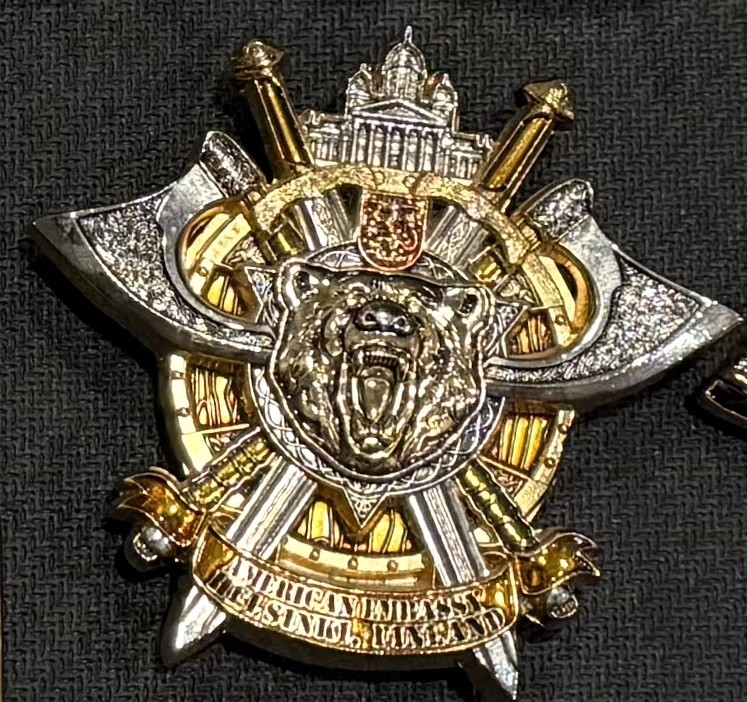 Marine Security Guard MSG Helsinki Finland Bear Cathedral Challenge Coin Lion