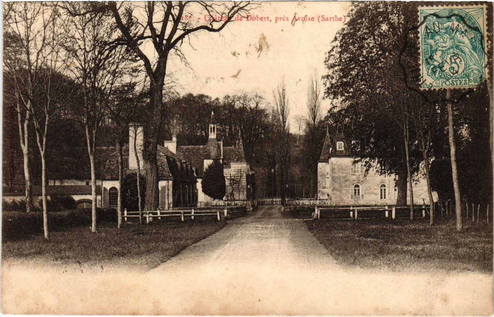 Old postcard Chateau de Dobert (1474032)
