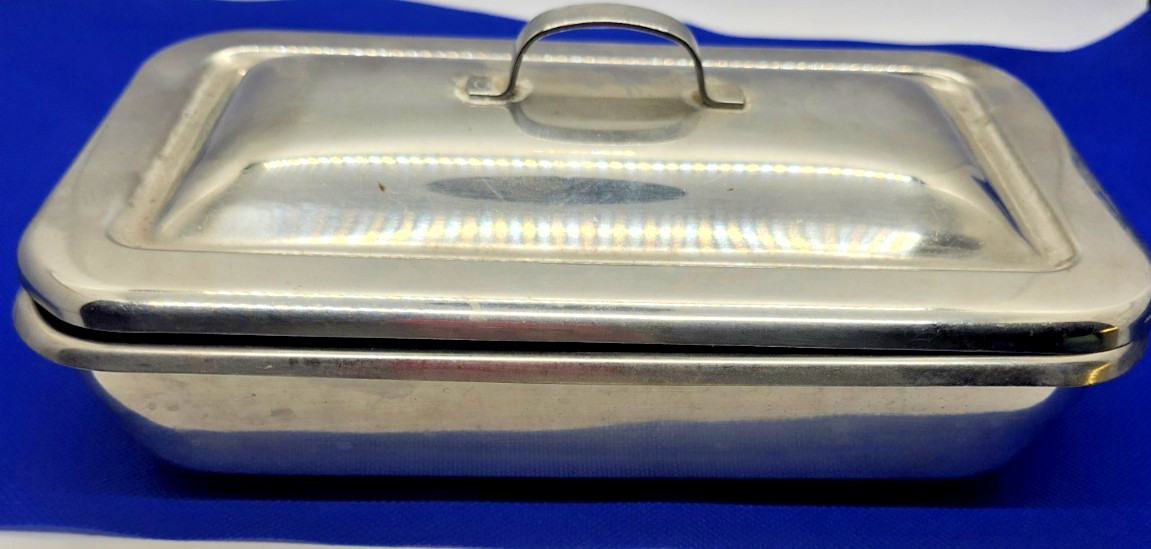 Vintage Vollrath Stainless Steel Lidded Container - Made in USA Sheboygan Vintage Vollrath Stainless Steel Lidded Container - Made in USA Sheboygan