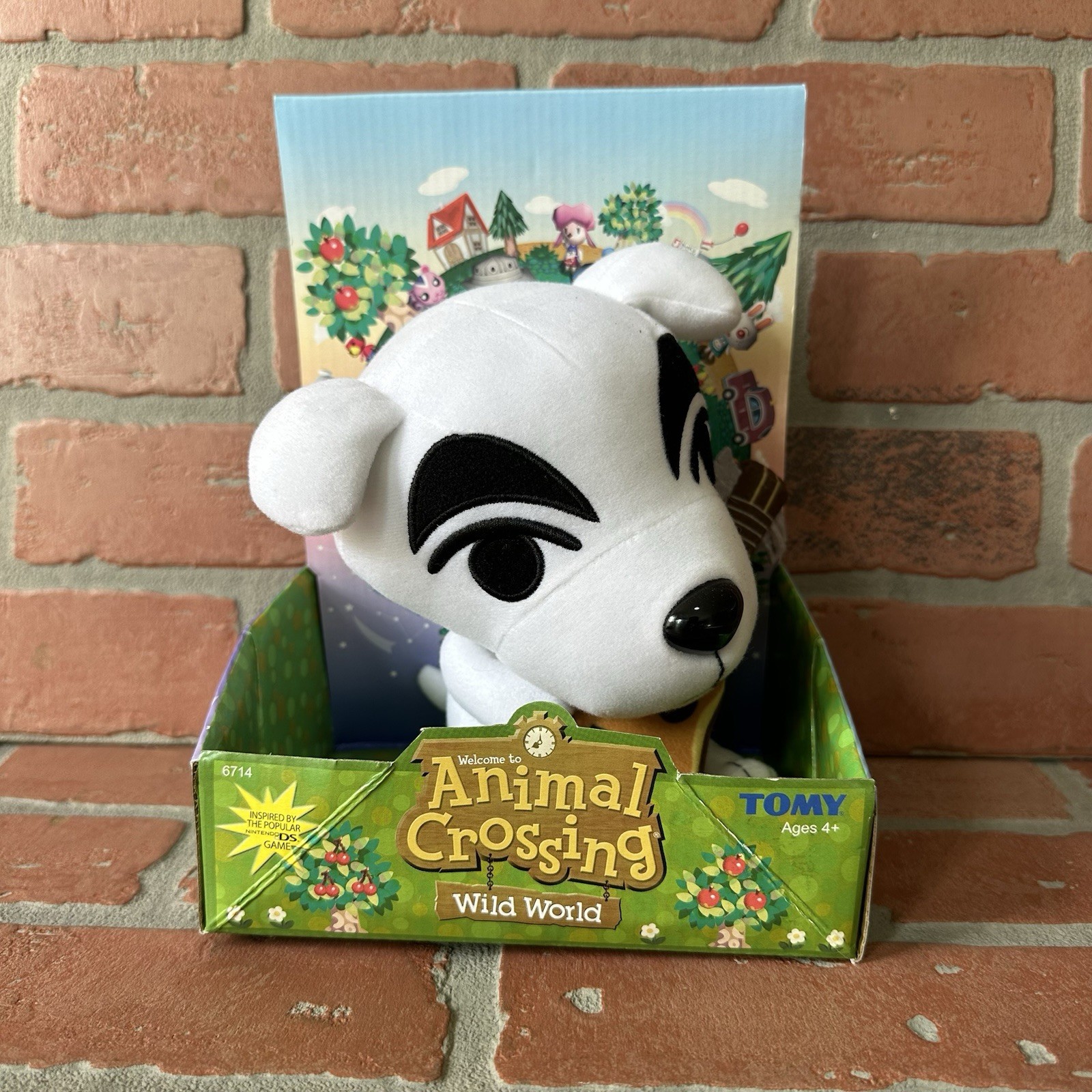 NIB ANIMAL CROSSING WILD WORLD 2007 KK SLIDER STUFFED ANIMAL PLUSH 8