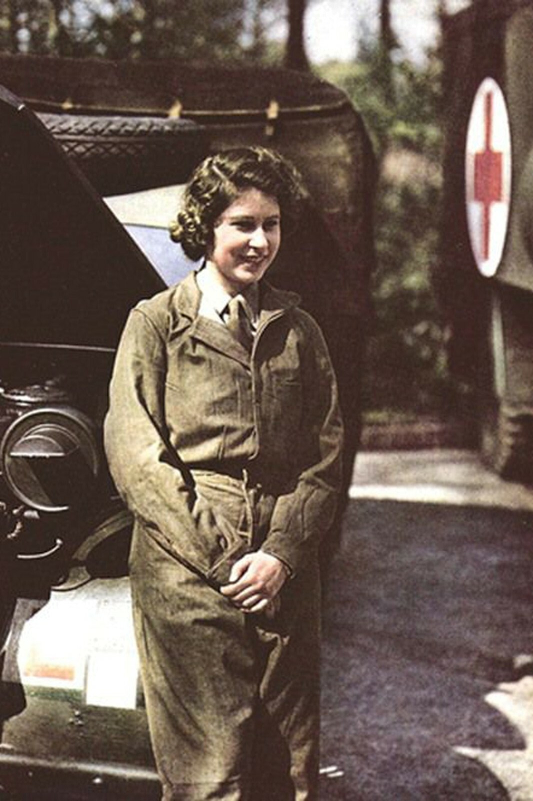 medic woman at war WW2 Photo Glossy 4*6 in H015