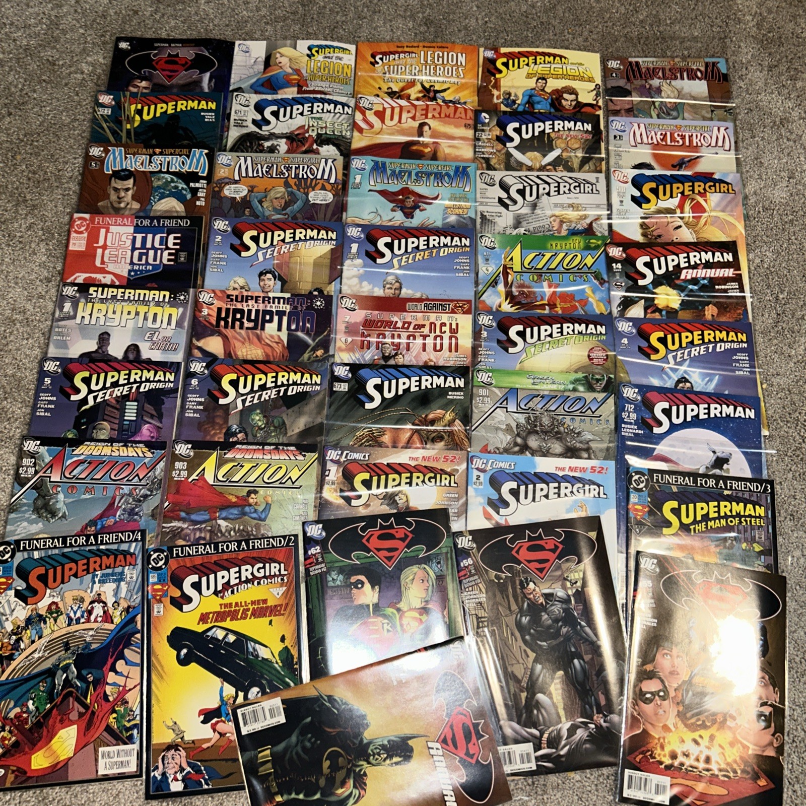 SUPERMAN LOT#41book DC comic,soft covers, BATMAN, Supergirl,secret origin,legion