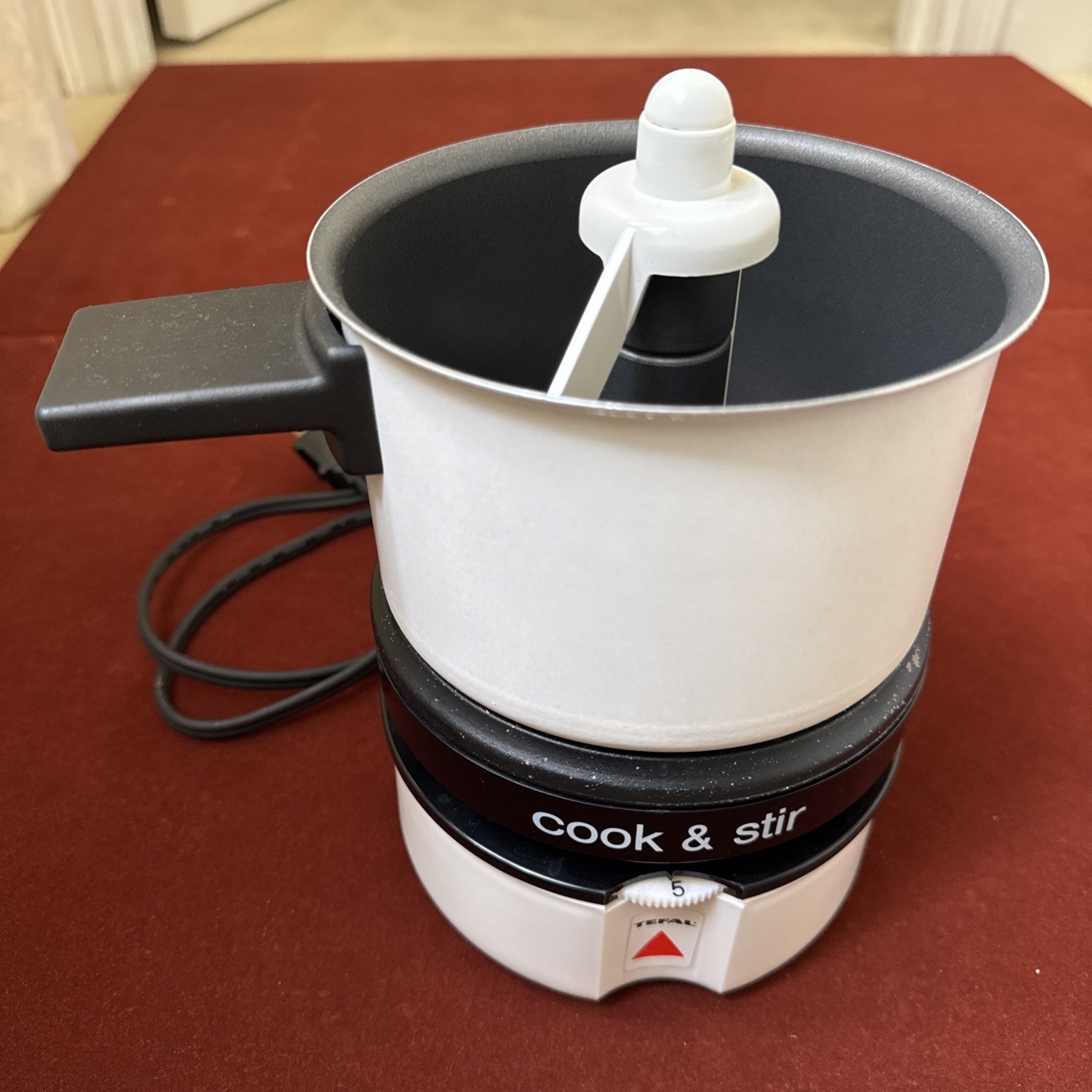 Vintage Tefal Cook & Stir 1L Electric Self-Stirring Saucepan