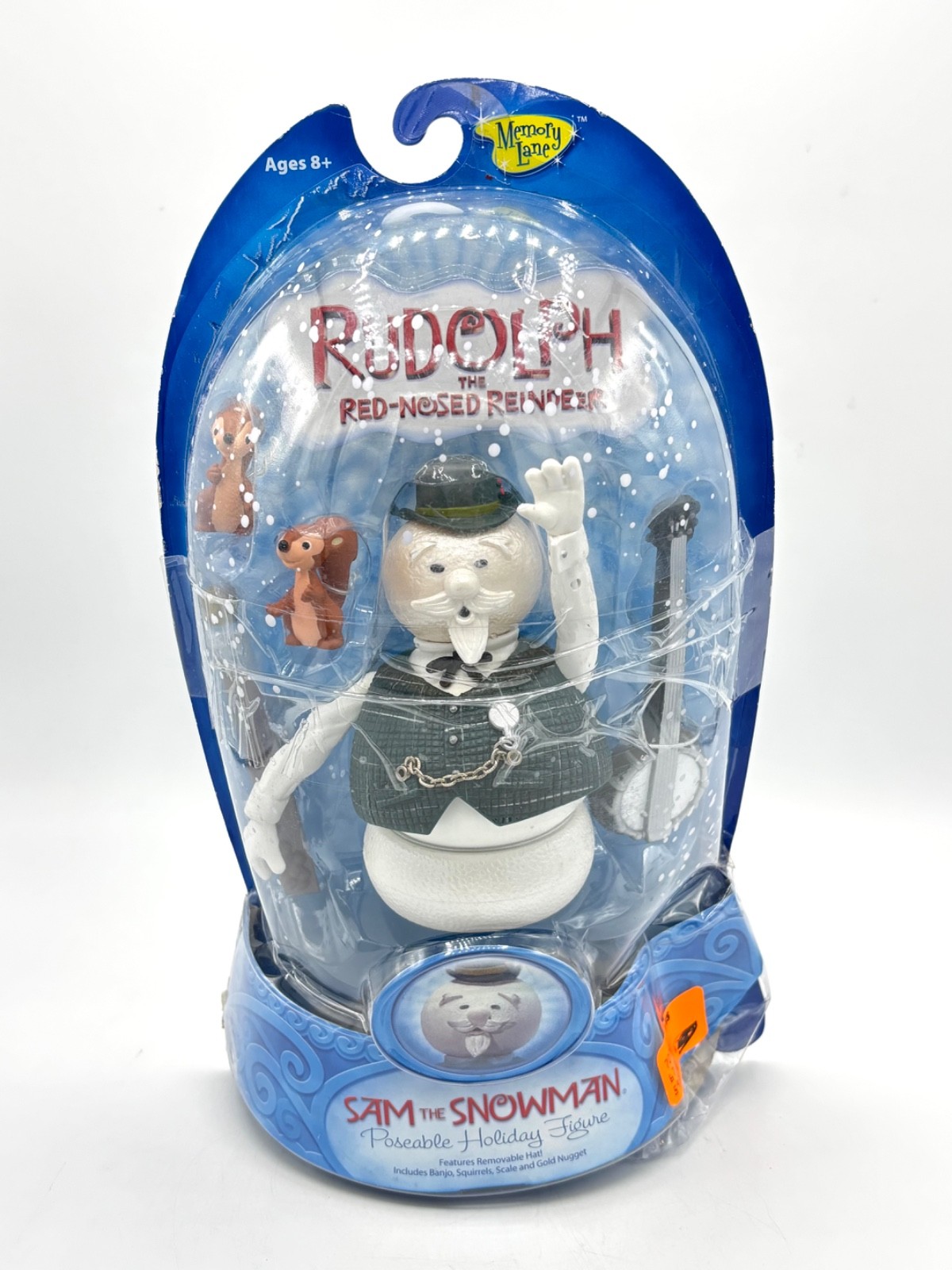 Memory Lane Rudolph The Red Nosed Reindeer Sam The Snowman Figure NIB