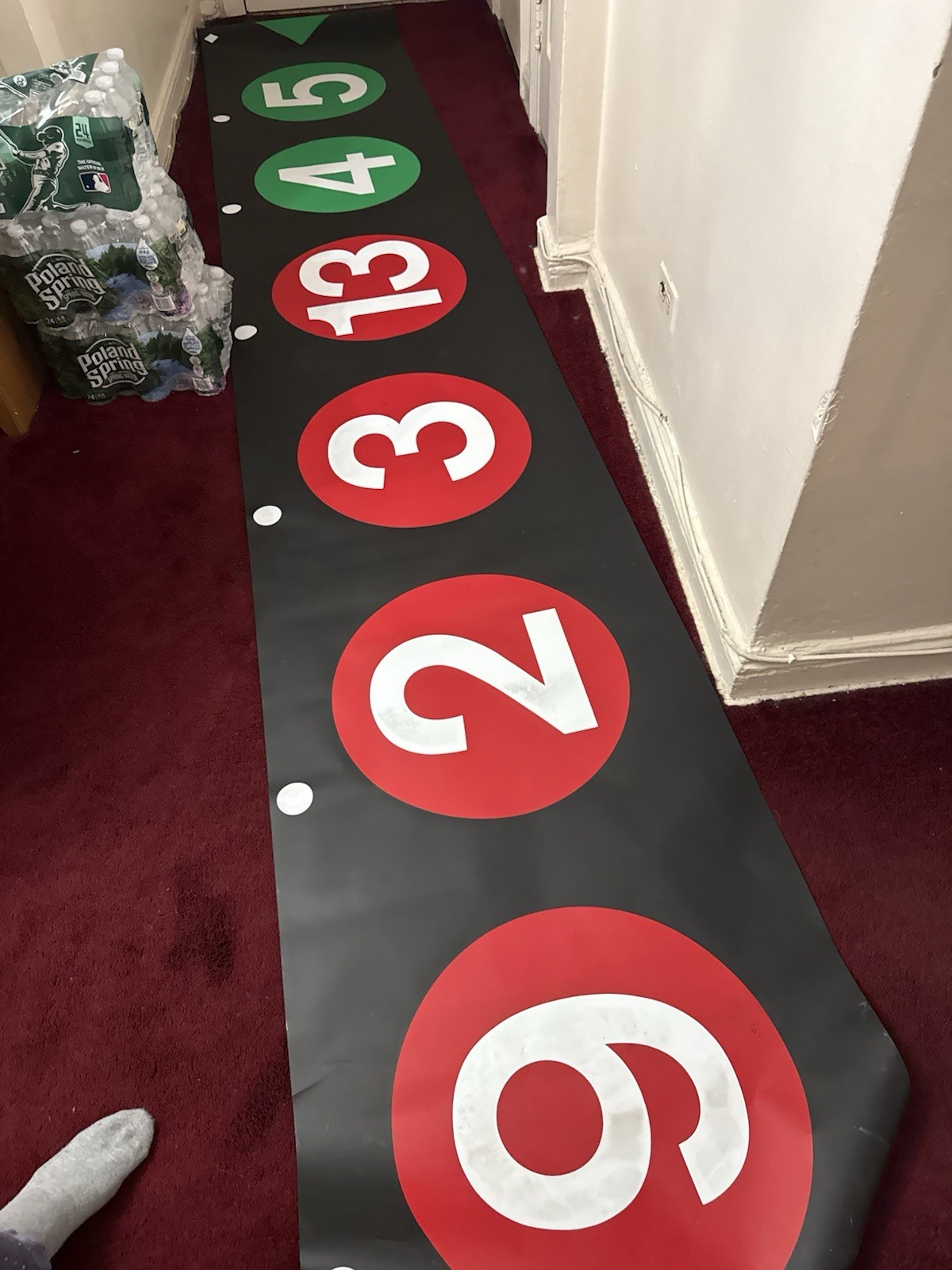 Vintage 1988 R62A Rollsign (whole Roll)