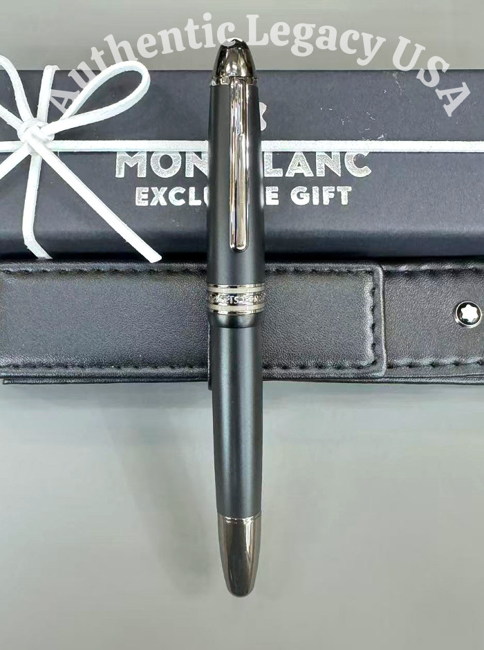Rare Montblanc Meisterstück Edition Ultra Black Classique 146 Fountain Pen Gift