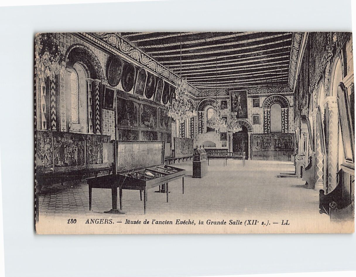 Postcard Musée de l ancien Evéché la Grande Salle Angers France
