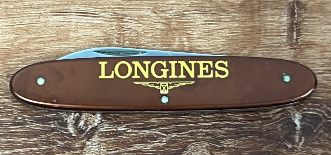 Victorinox Switzerland Stainless Rostfrei 2 Blade Pocket Knife Longines Ad