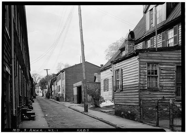 Photo:Annapolis Maryland 1900s Taylor Street Frame Row Houses HABS