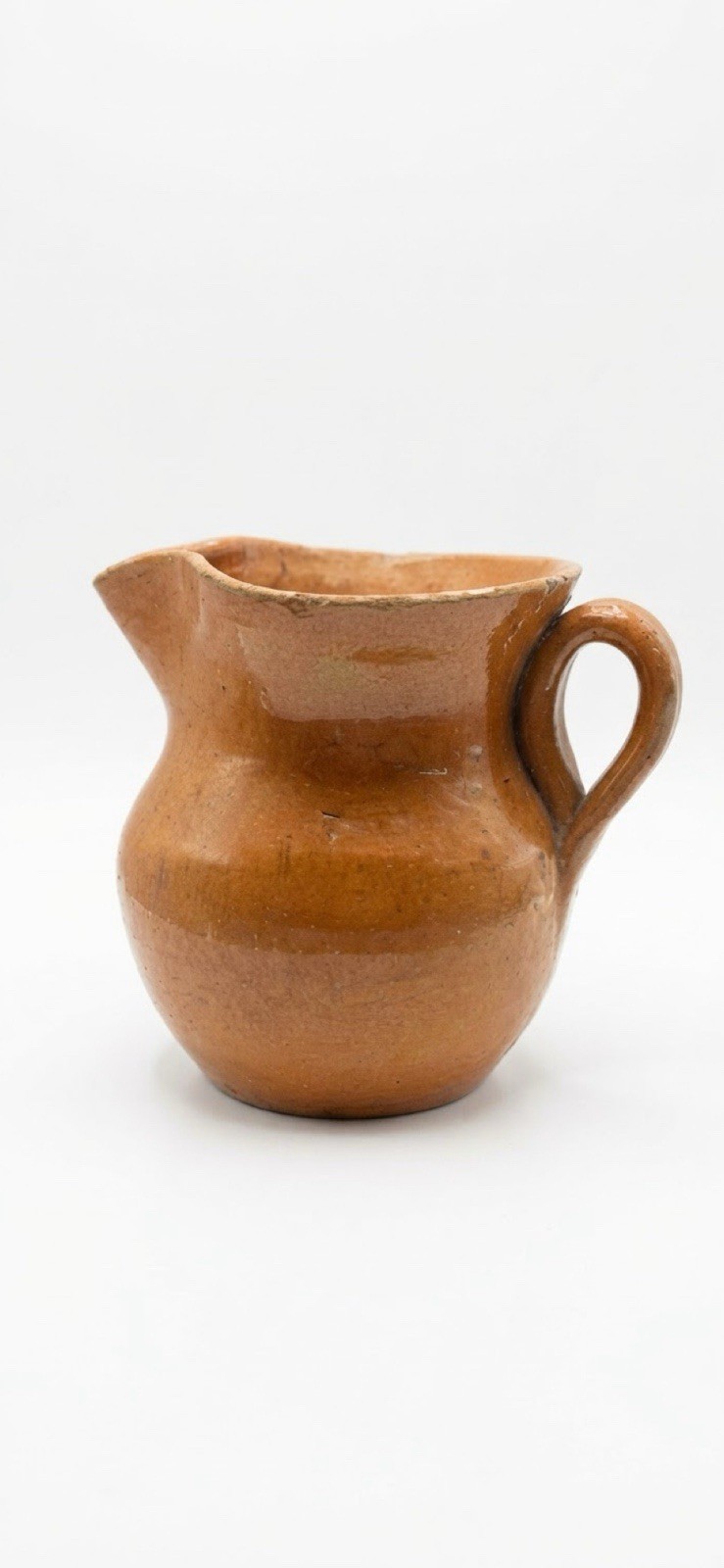Jugtown Ware Terracotta Pottery Pitcher 4 inches Tall