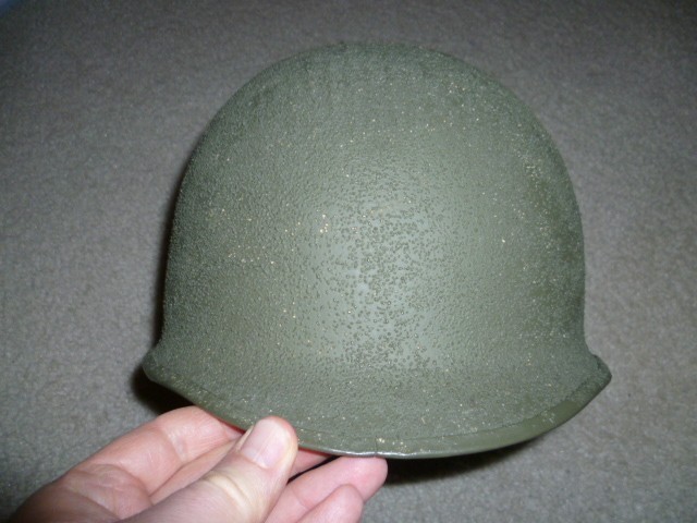 Rare repro WW2 US Army D-bale M2 airborne / paratrooper helmet w/ liner  