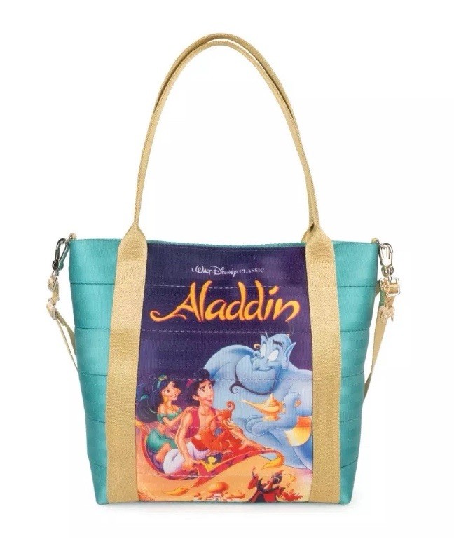 Harveys Seatbelt Disney Aladdin Jasmine Medium Poster Tote Bag Purse NWT