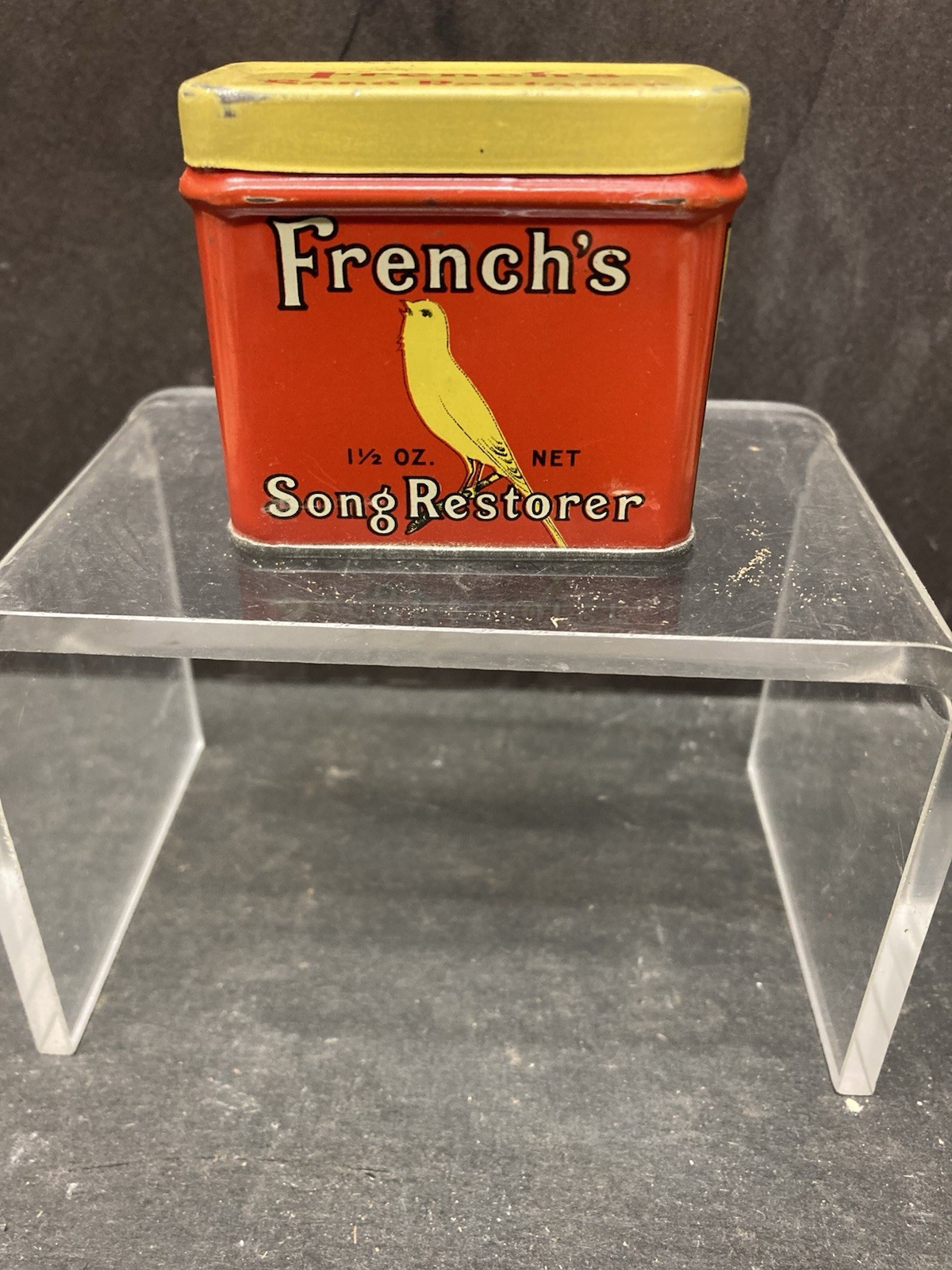 Vintage French\'s Song Restorer Tin