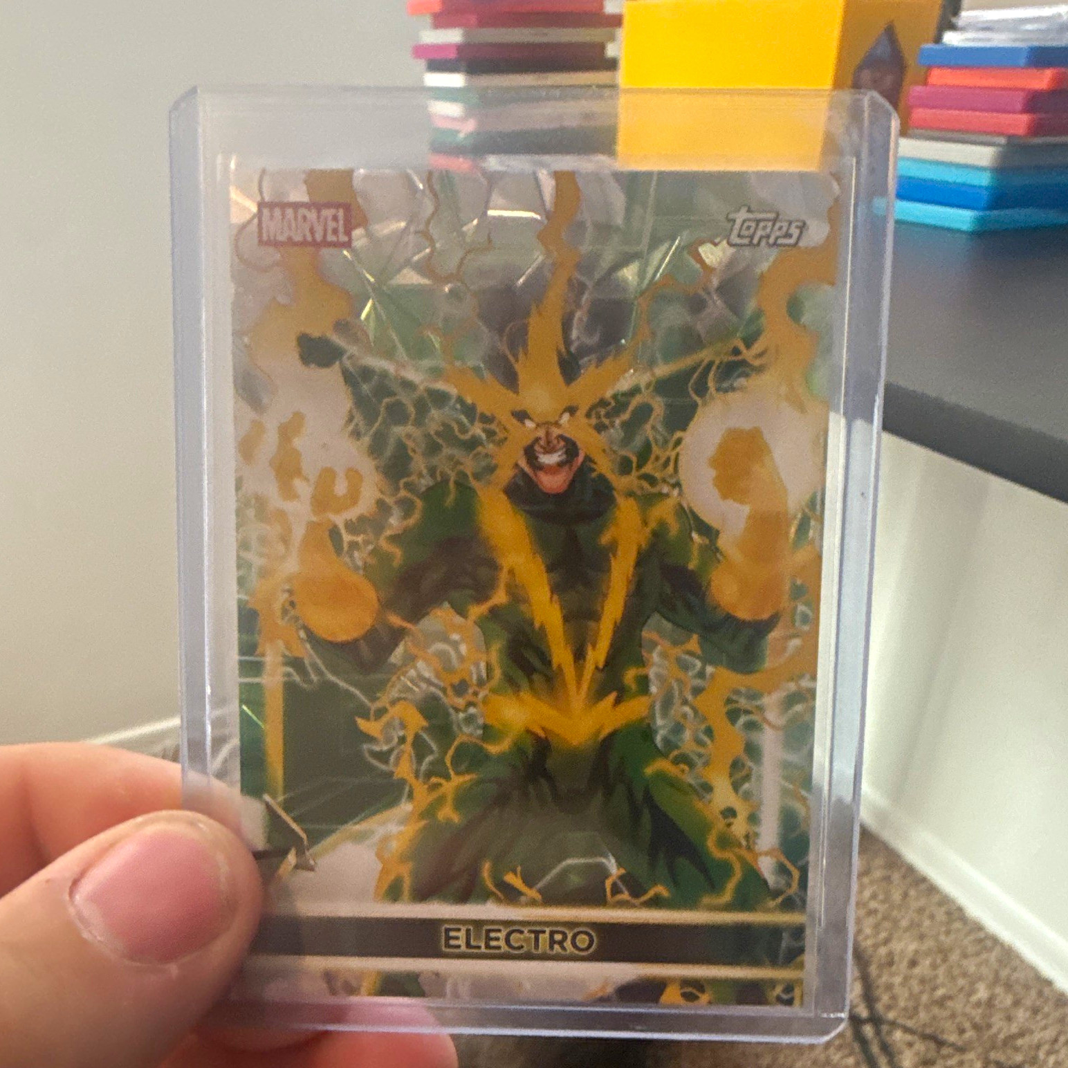 Topps 2024 Marvel Collectible Card Game Base Set Electro #101 Trading Card