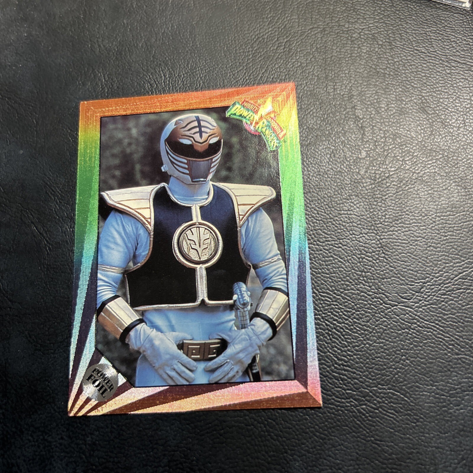 Jb24 Mighty Morphin Power Rangers 1994 The New Season Power Foil #71 White