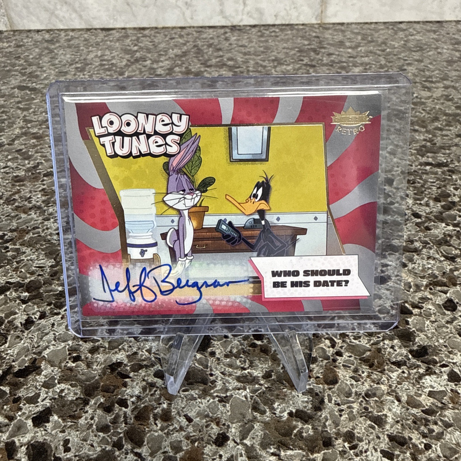 2024 Fleer Retro Looney Tunes Daffy Duck Jeff Bergman Auto #85