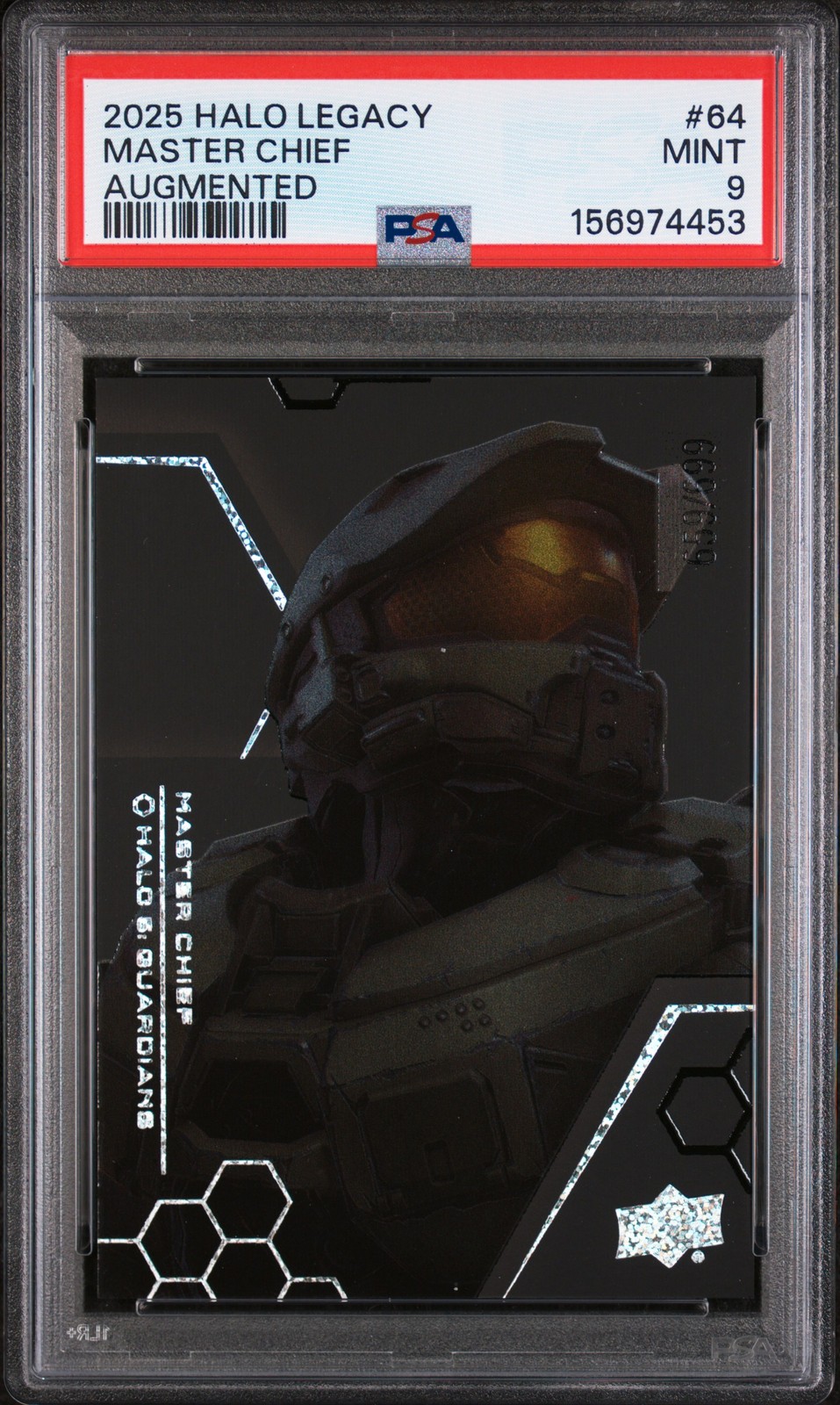 2025 UD HALO LEGACY COLLECTION AUGMENTED #64 MASTER CHIEF 659/699 PSA 9